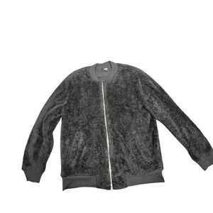 Jackson for TARGET Black Faux Fur Bomber Jacket sizes available M, L, and XL